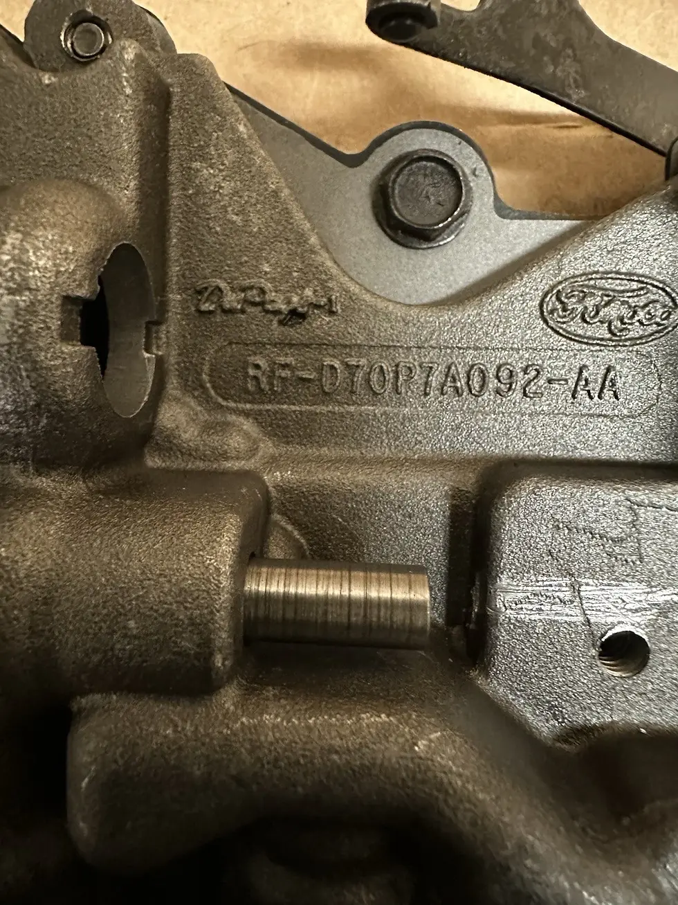 Thumbnail: C4 TRANS VALVE BODY CAST D70P-7A092-AA & D2AP-7A101-AA 9 BOLT NEW GASKET REMAN