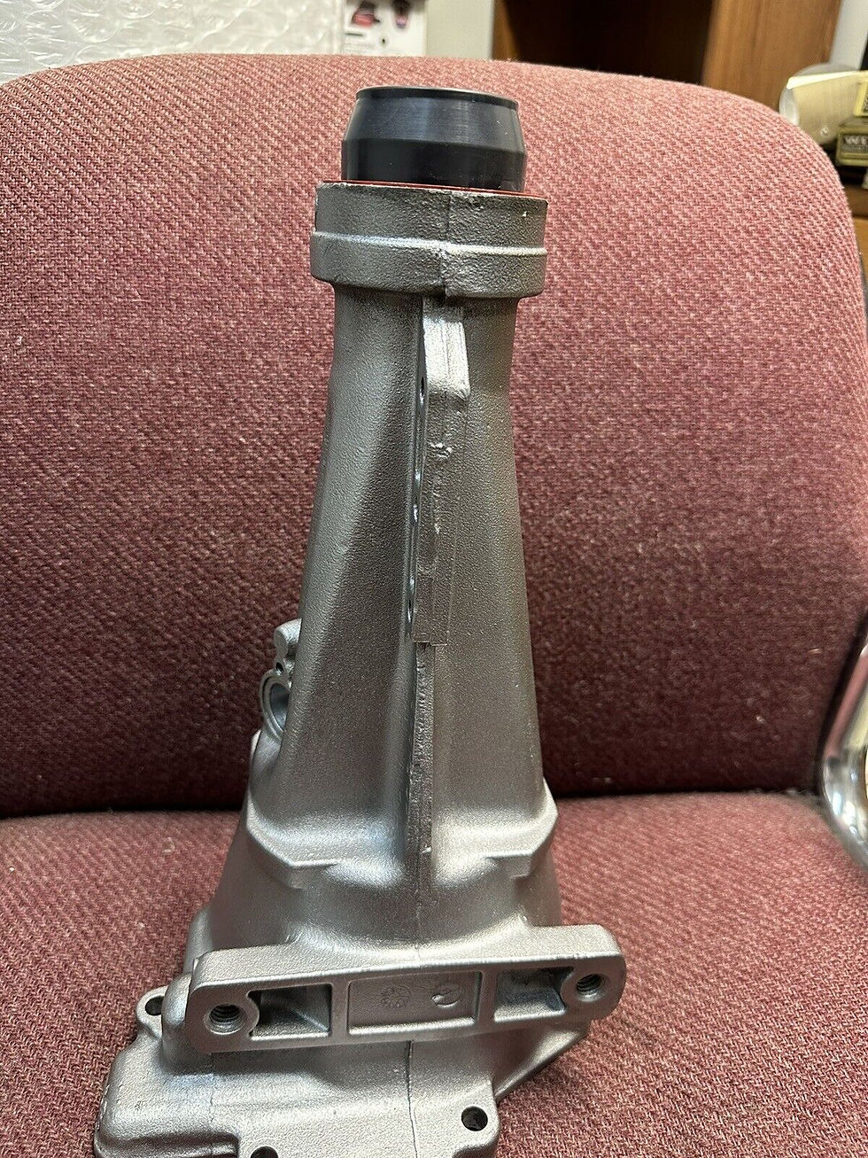 Thumbnail: C6 FORD TAIL ADAPTER CAST D1AP-7A040-AA 13-7/8” TALL NEW BUSHING AND SEAL W/BOOT