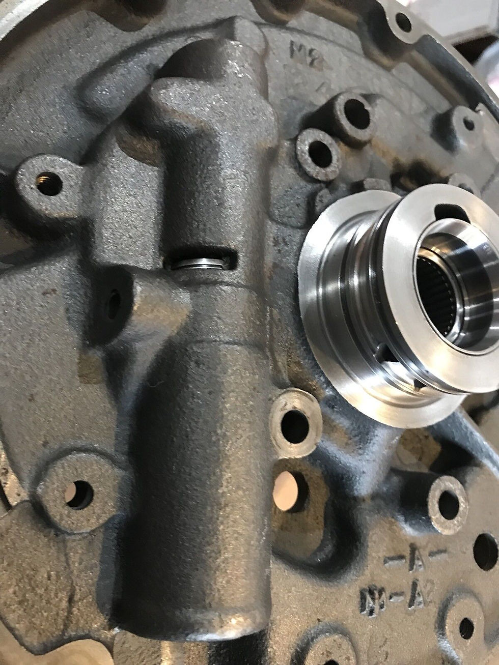 Thumbnail: Allison 545 Transmission Oil Pump Support 6 bolt Remanufactured
