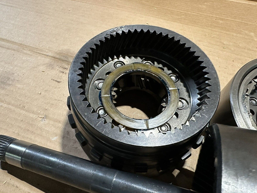 Thumbnail: TH400 3L80 TRANS PLANET SET COMPLET & CENTER SUPPORT, WASHERS & BEARINGS 1969-UP