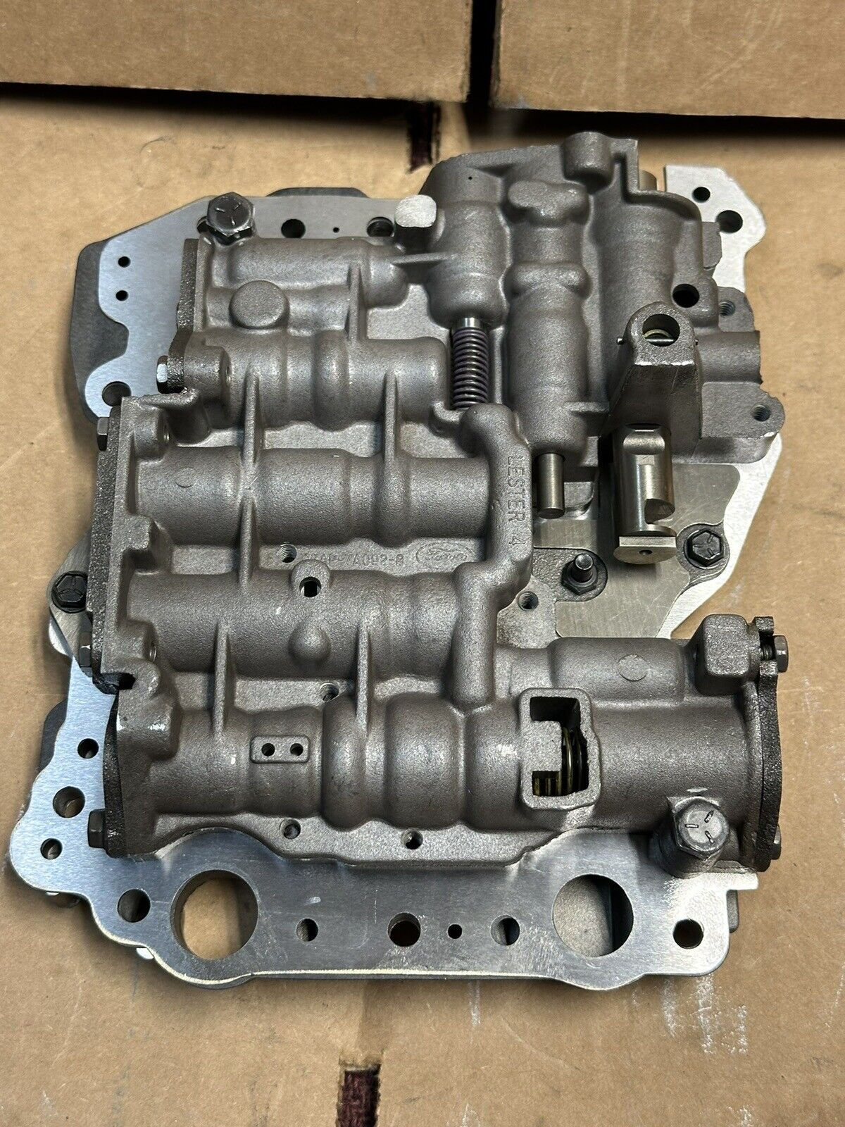 C4 TRANS VALVE BODY C7AP-7A101-B C7AP-7A092-B REMAN 8 BOLTS SILVER 2R0A 1967-69