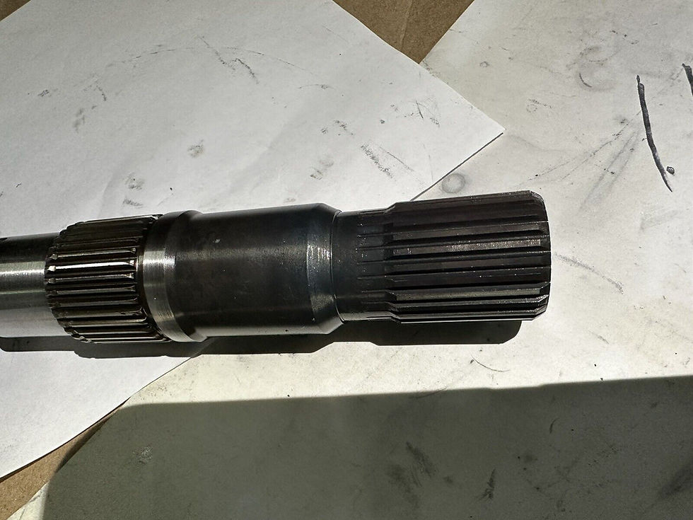 Thumbnail: 4L60E GM TRANS OUTPUT SHAFT ELECTRONIC TO NP 205-203 TC 27 SPLINE 11-3/16”