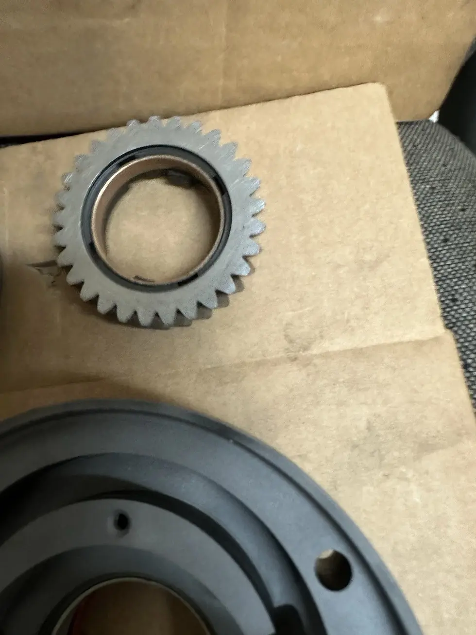 Thumbnail: FORD CRUISOMATIC TRANS PUMP CAST C2AP-7A105-A ANGLE GEARS 29 T INNER 35 T OUTER
