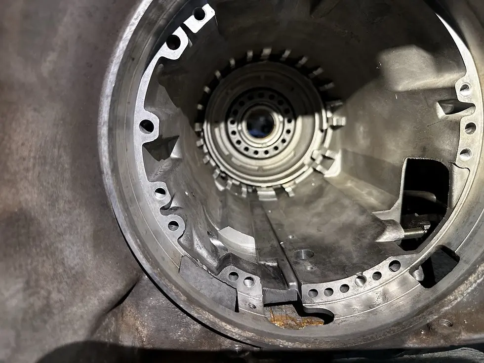 Thumbnail: 4L60E TRANS CASE EMPTY 8680517 1993-95 NO PRNDL MOUNT 4X4 K TYPE 6 BOLT DUST PAN