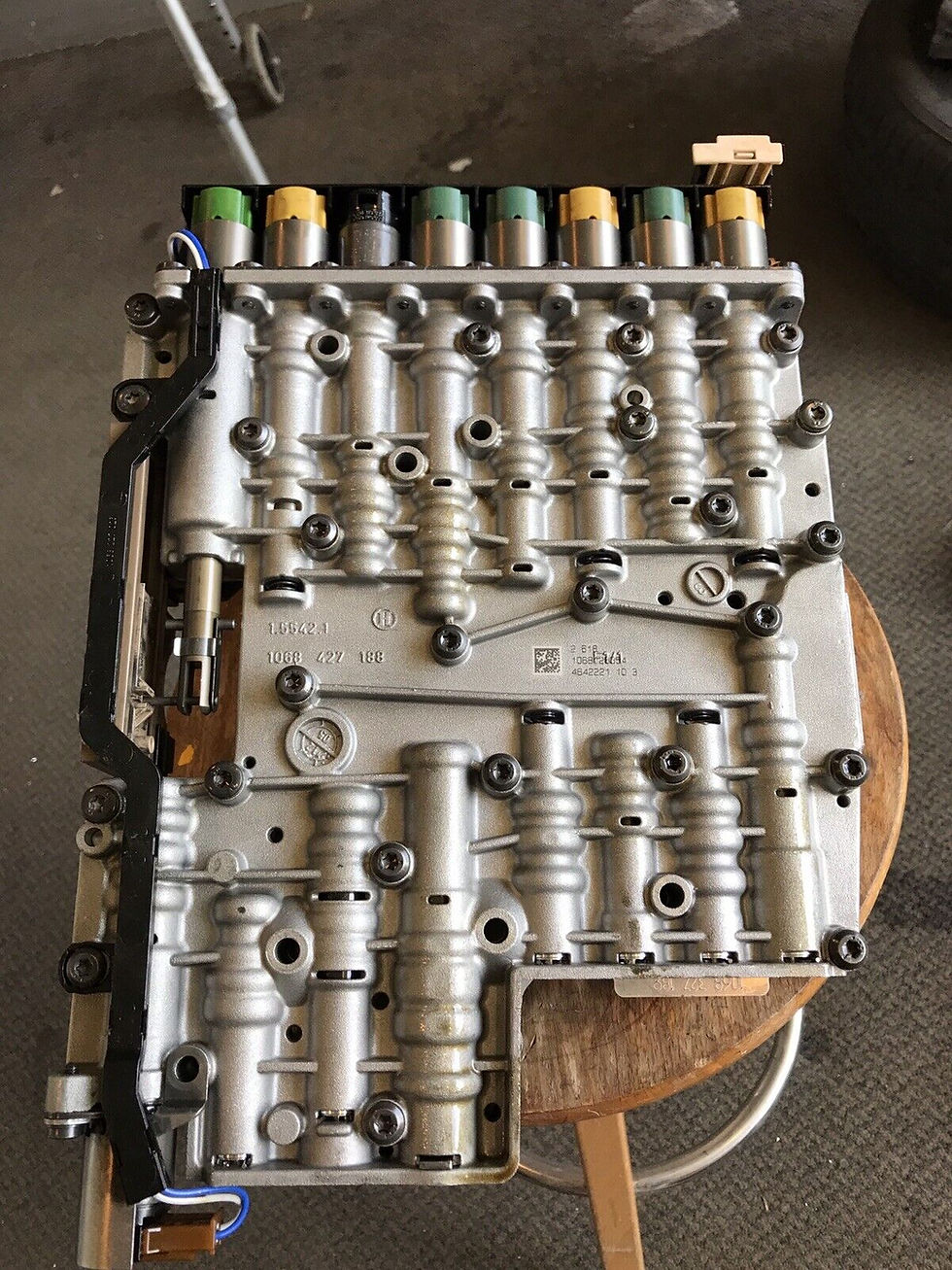 Thumbnail: BMW ZF6HP26 ZF6HP26X Trans Valve Body & TCM *E* Shift Code A053 B053 9 Solenoids