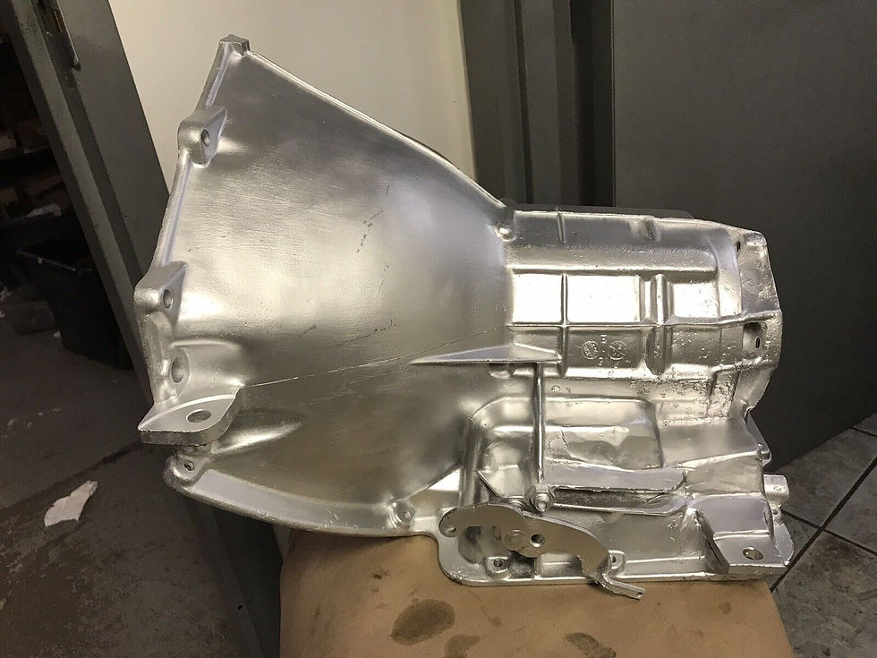 Thumbnail: GMC CHEVY POWERGLIDE TRANSMISSION ALUMINUM CASE EMPTY TOP SHAVED OFF OR NOT