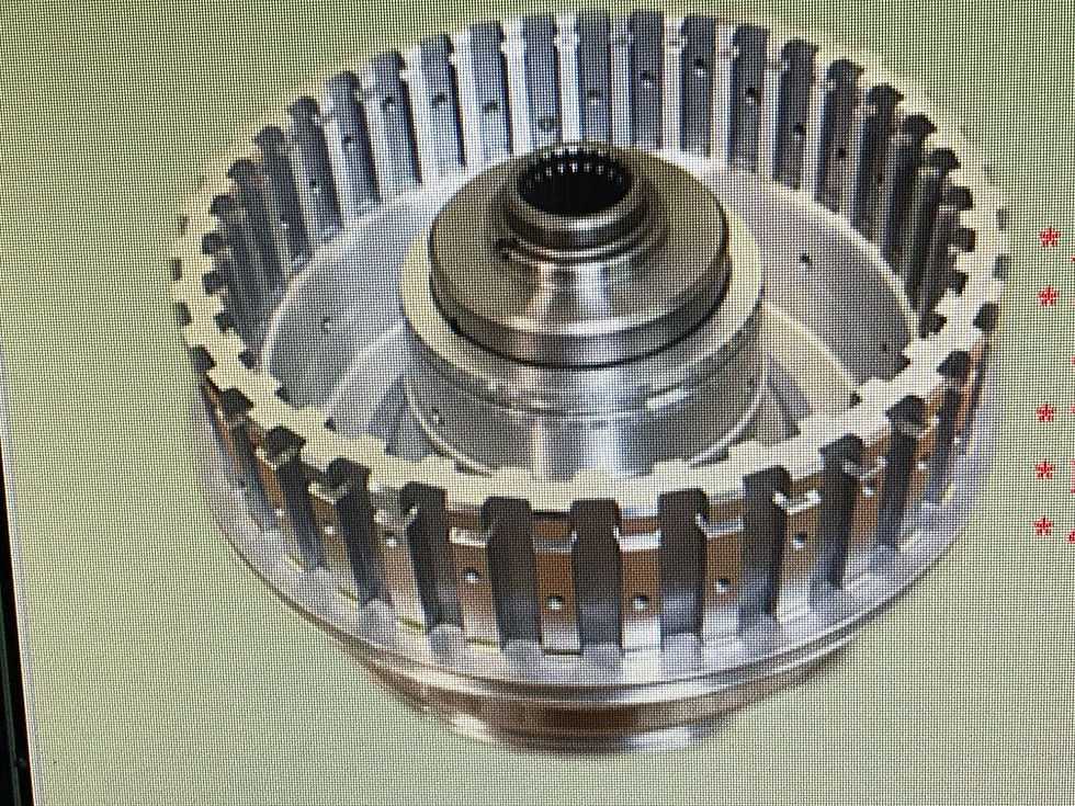 Thumbnail: Chevy 6T40 4-5-6 Forward Drum New Heavy Duty 4 Rings Top Brass Bushing 2008-2013