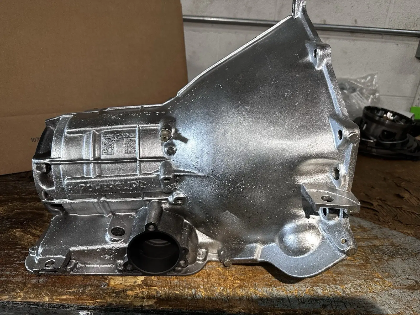 POWERGLIDE Aluminum Transmission Case Empty GMC Chevy No Internals