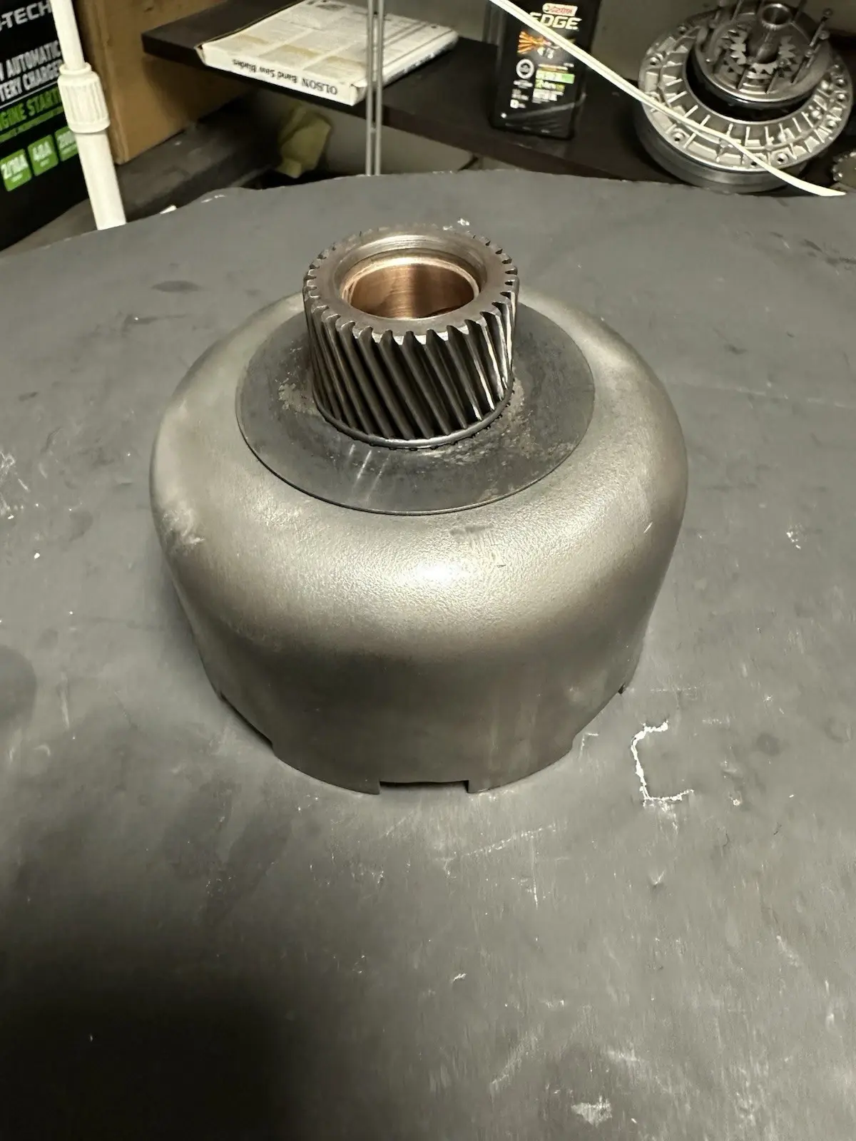 C4 C5 FORD TRANSMISSION SUN SHELL AND SUN GEAR 3 LLUBE HOLES 1981-1986 OEM