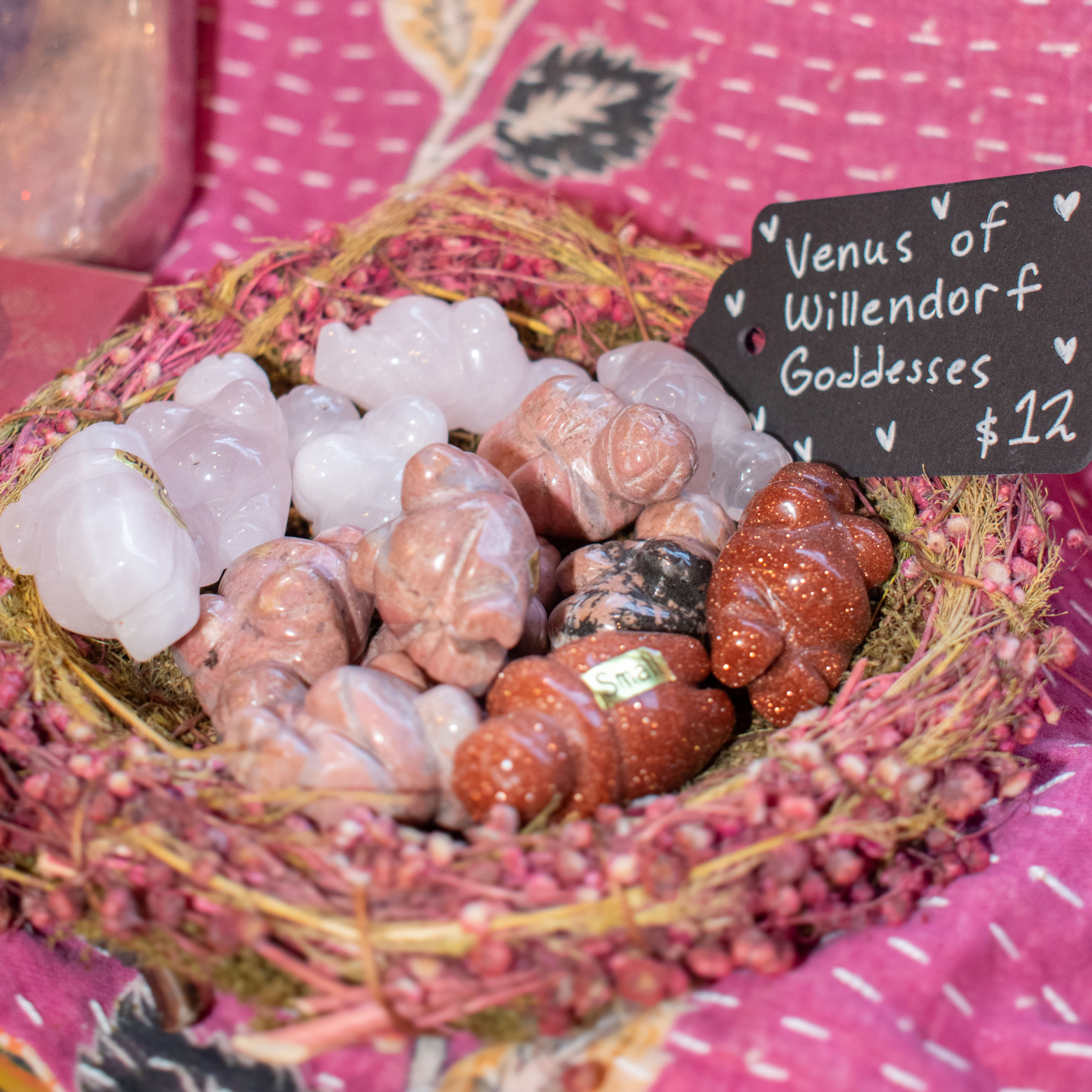 Crystal Venus of Willendorf Goddess