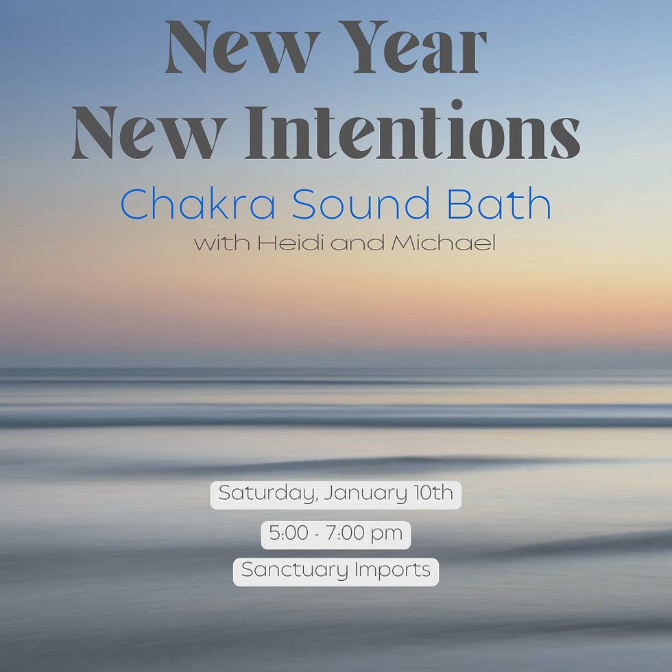 New Year, New Intentions Hypnotic Sound Bath