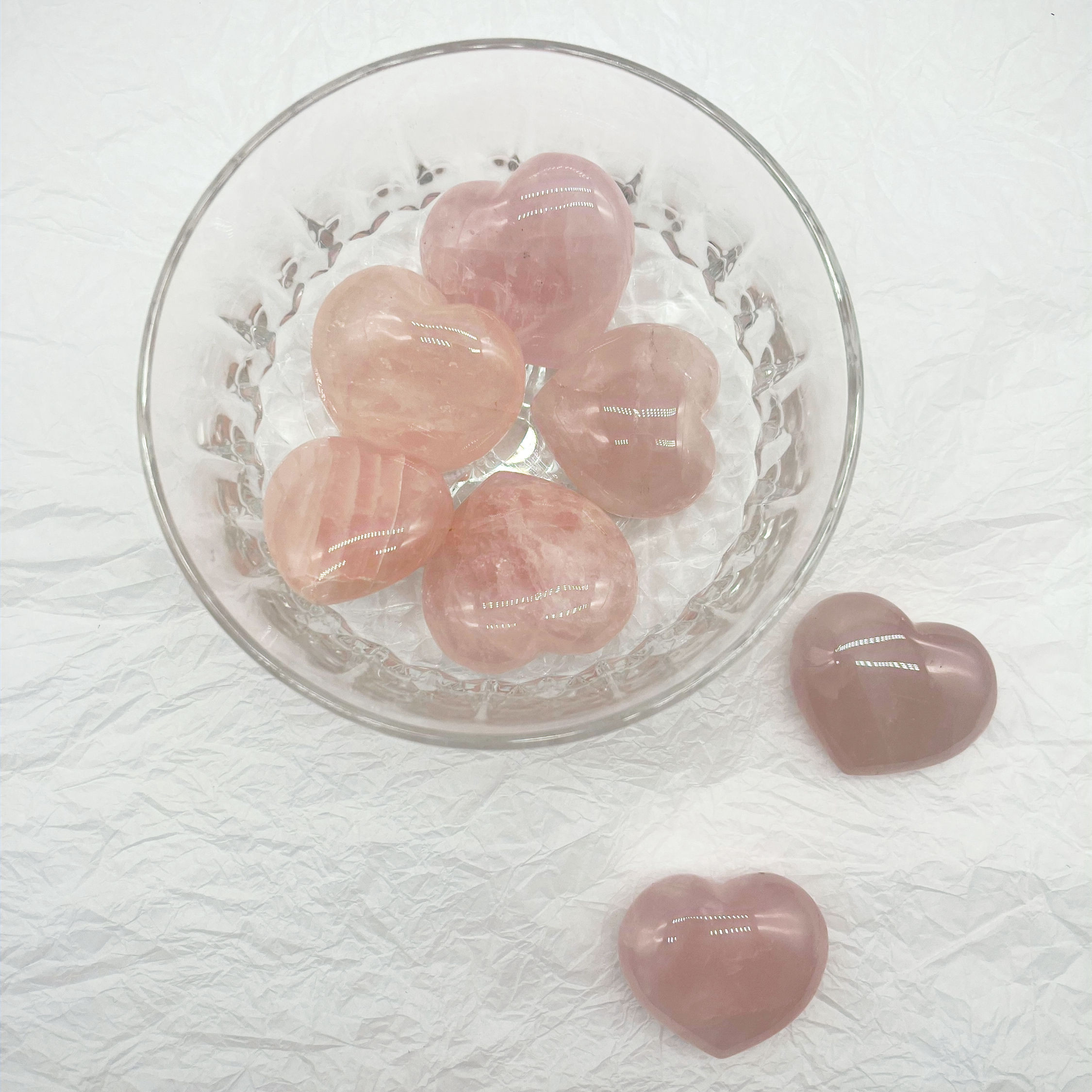 Rose Quartz Heart