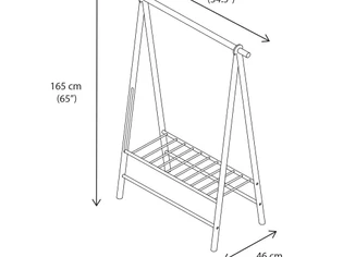 Garment Rack, Bamboo - Vansted Jysk (2).webp