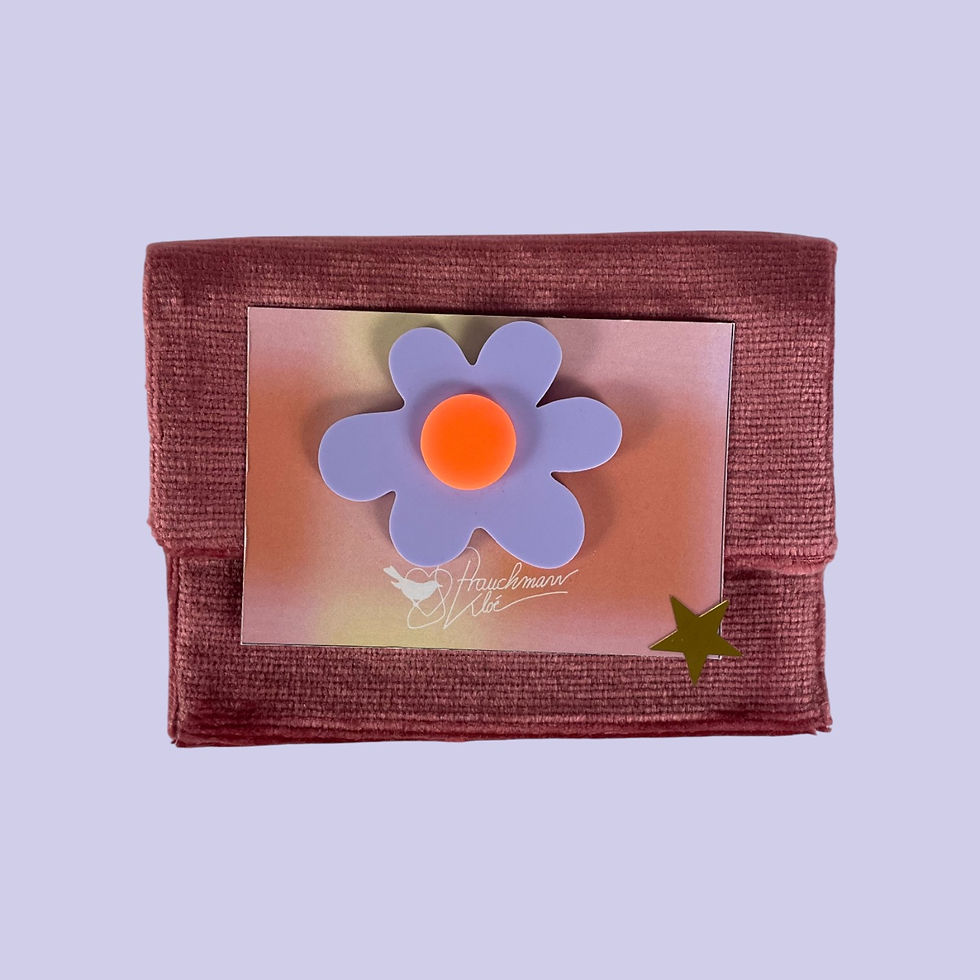 Miniature : Broche Fleur - Les pastels