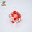 Thumbnail: FireLux Handmade Custom Red gradient lotus flower Glass Crafts