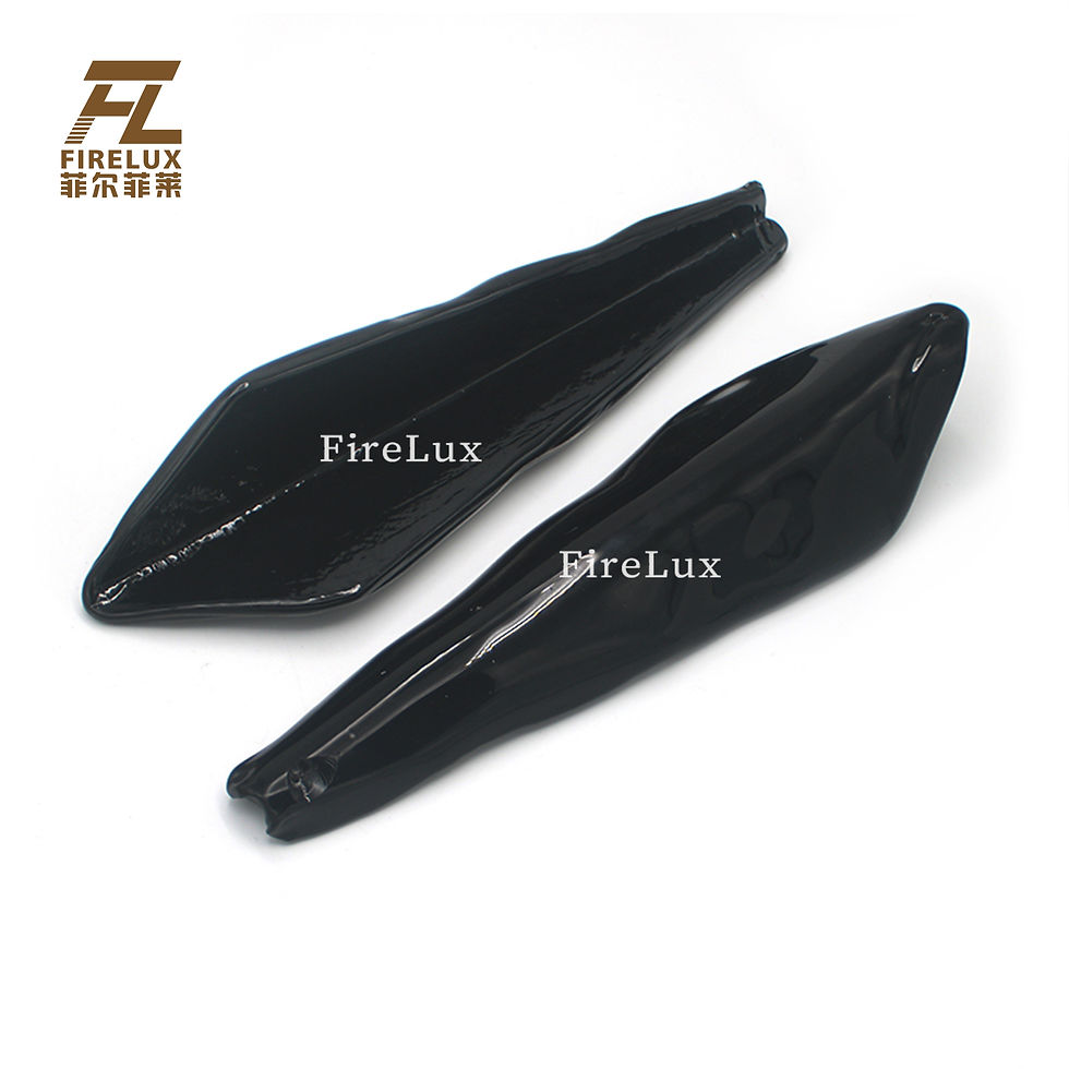 Thumbnail: FireLux handmade custom  Black Gold glass Crafts FireLux