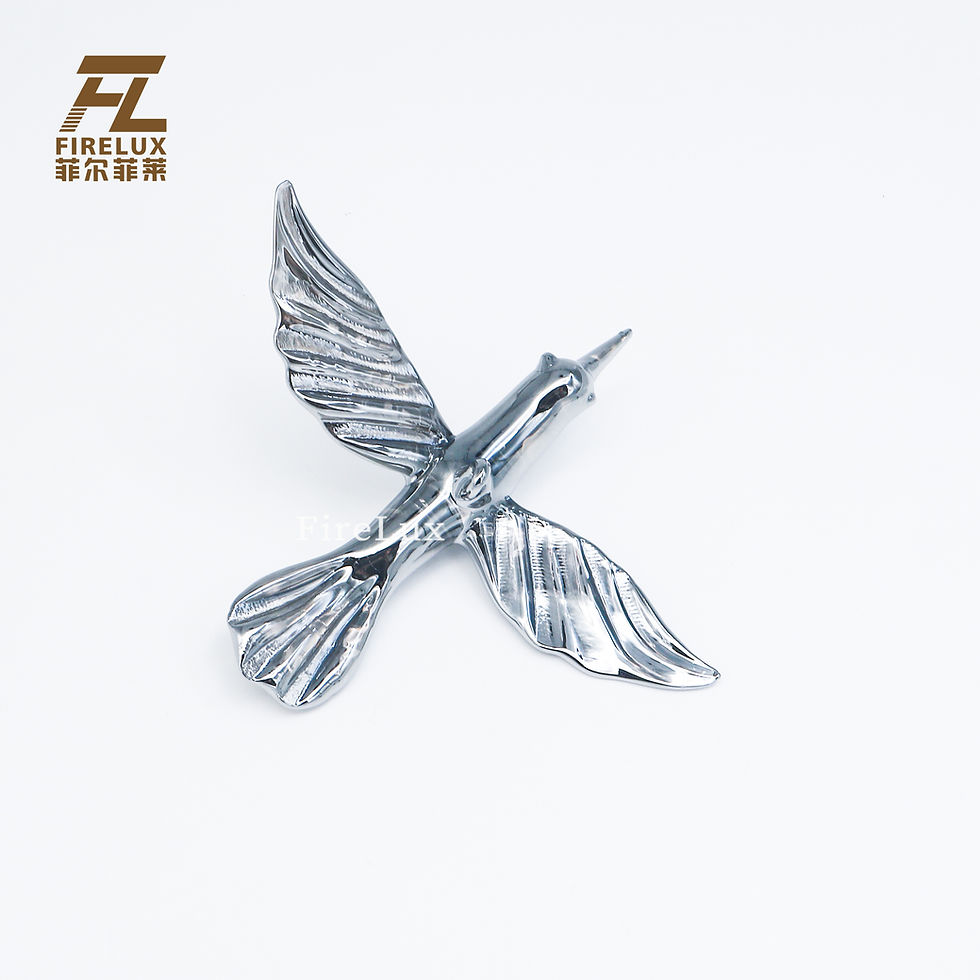 Thumbnail: FireLux Handmade Custom Chrome Bird Glass Crafts