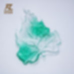縮圖：FireLux Handmade Custom Green grape leaf Glass Craft