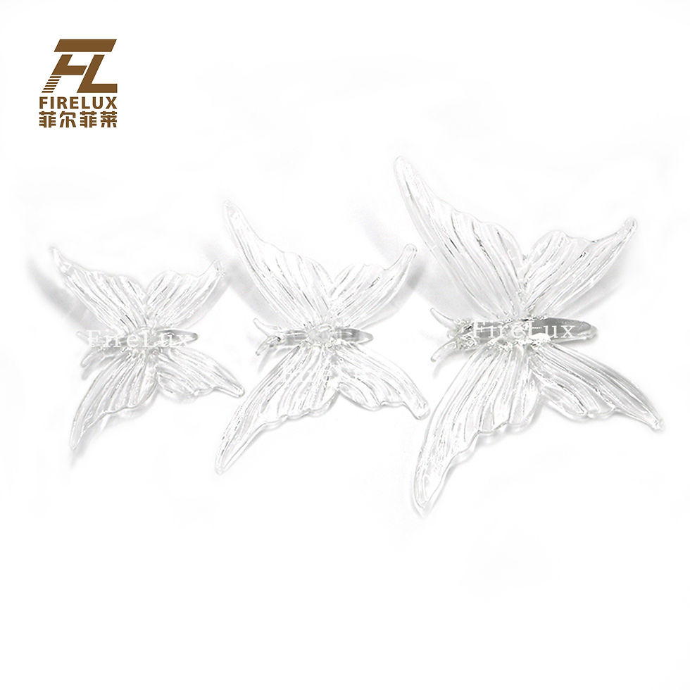 縮圖：FireLux Custom Clear butterfly Glass craft