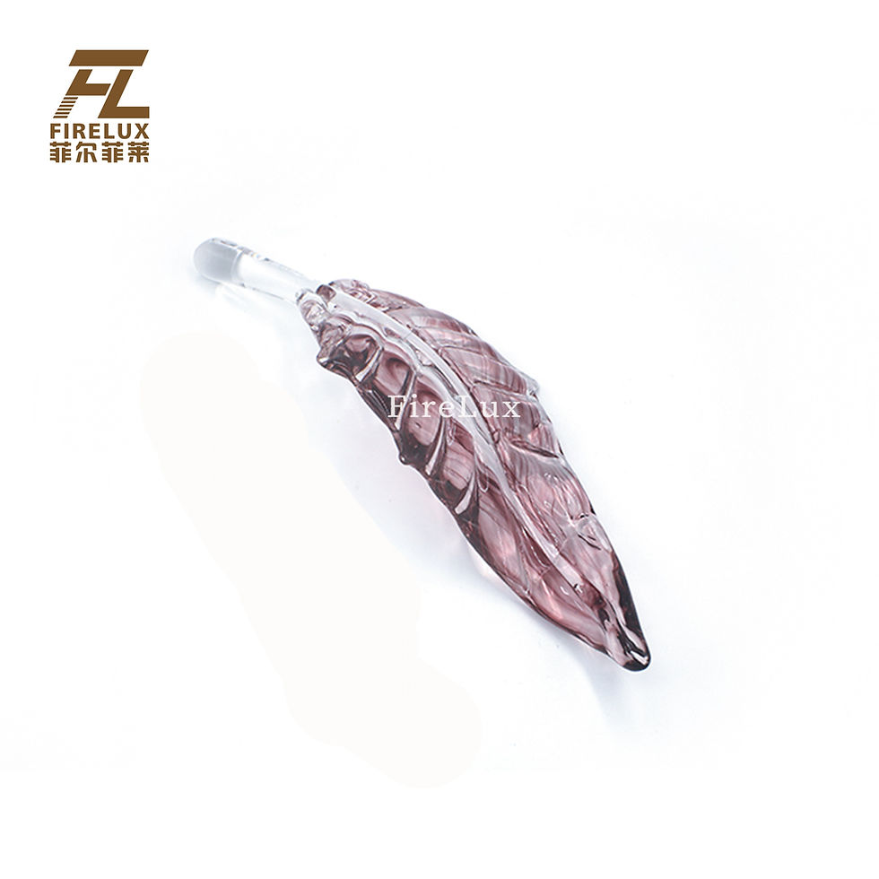 縮圖：FireLux Handmade Custom  Beautiful leaf patterns Glass Crafts