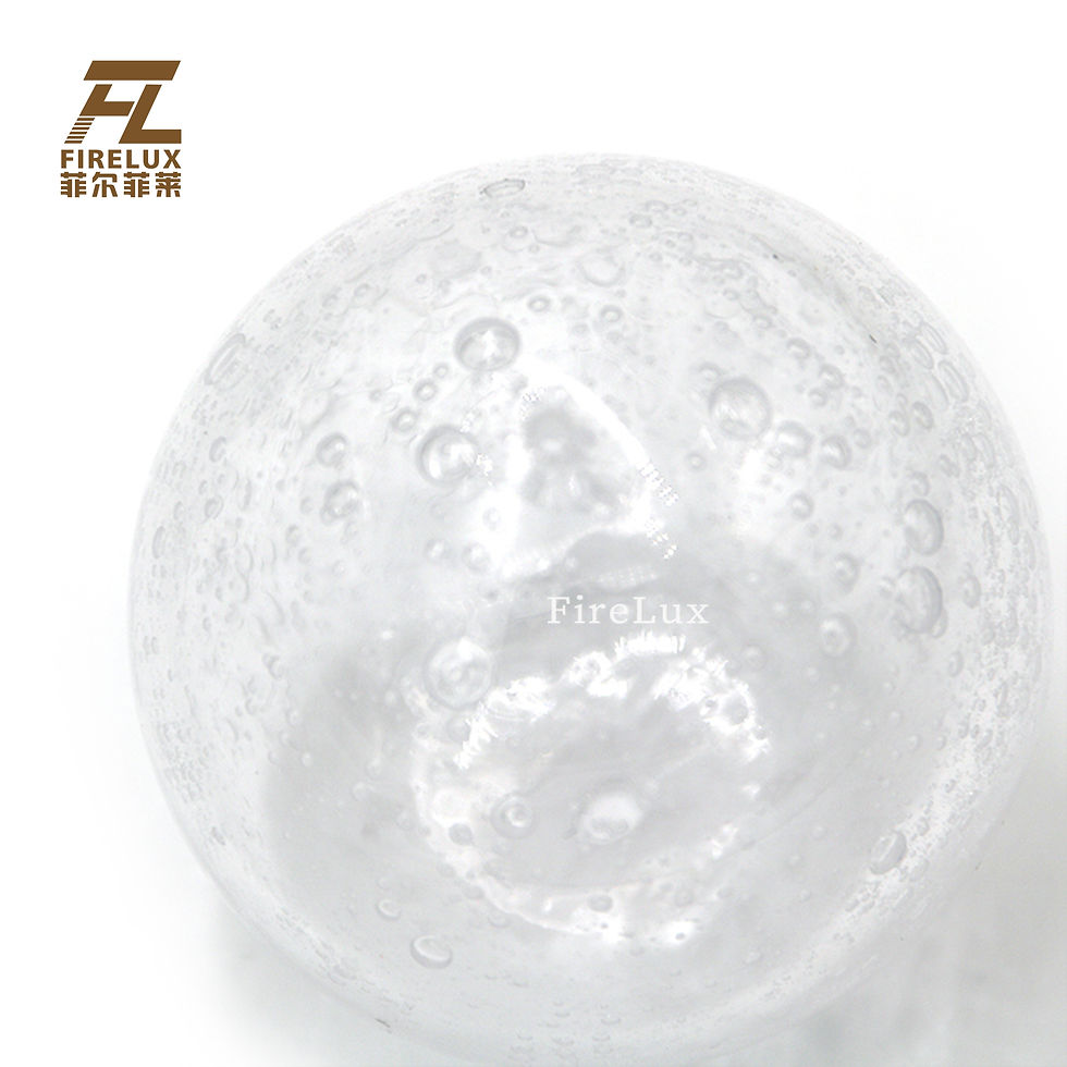 縮圖：FireLux Customized Handmade Grass Green And Clear Ball Glass Crafts