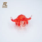縮圖：FireLux Handmade Custom Red  lotus flower Glass Crafts