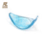 縮圖：FireLux Handmade Custom Piece Of Blue Gradient Glass Crafts