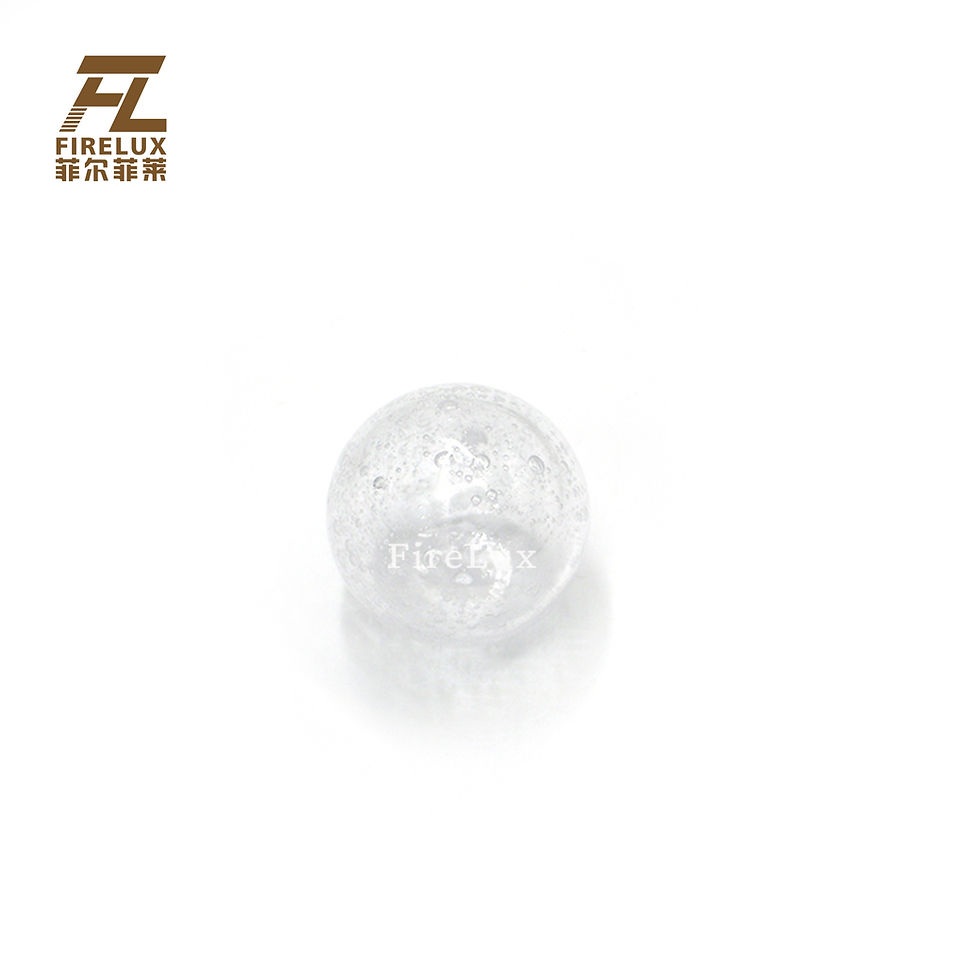 縮圖：FireLux Customized Handmade Grass Green And Clear Ball Glass Crafts