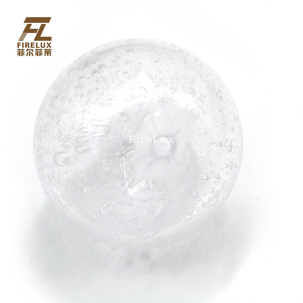縮圖：FireLux Customized Handmade Grass Green And Clear Ball Glass Crafts