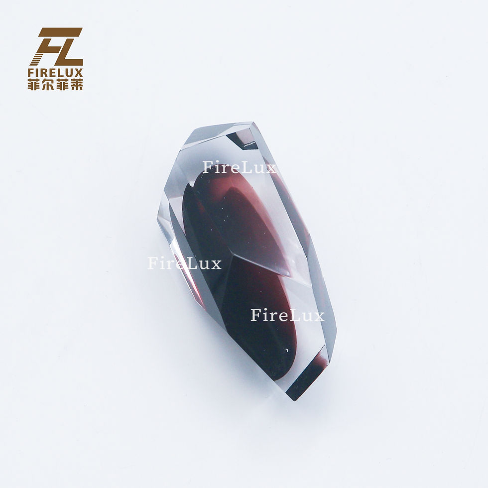縮圖：FireLux Handmade Custom Purple Gradient Smooth-serfaced Stone  Glass Crafts