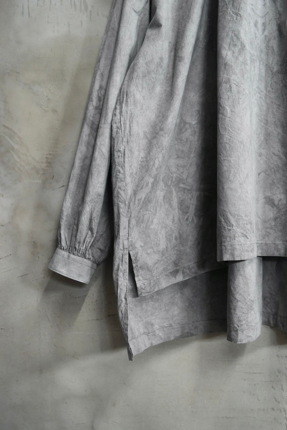 サムネイル： sumizome organic flont button blouse