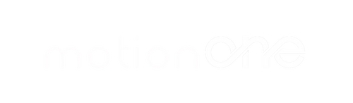Company logo, lettering white on black