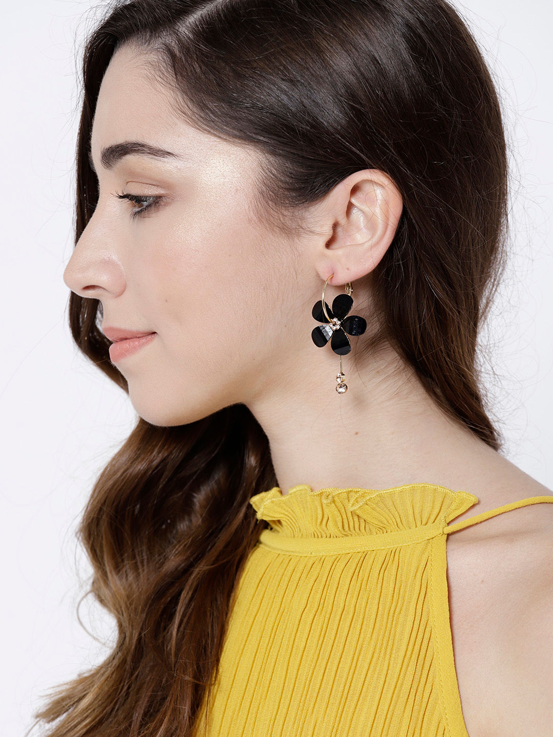 Set of 2 Gold-Plated Drop Earrings