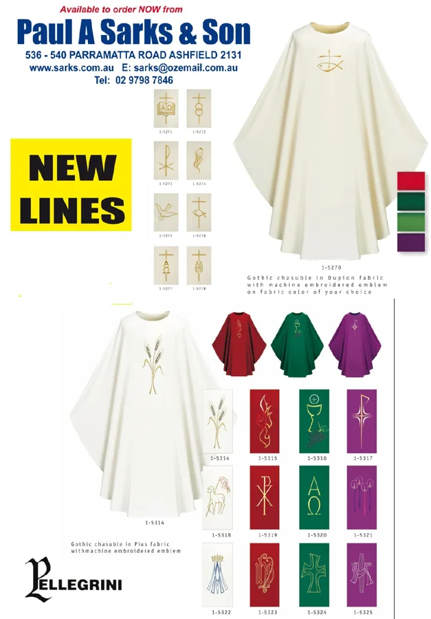 Slabbinck chasubles — collection I — catalogue preview