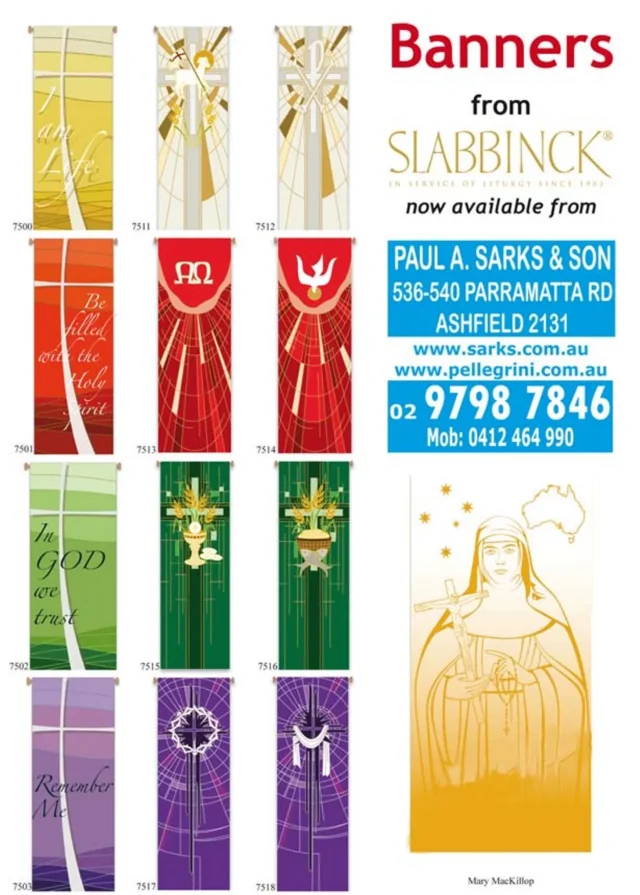 Slabbinck church & school banners — I — catalogue preview