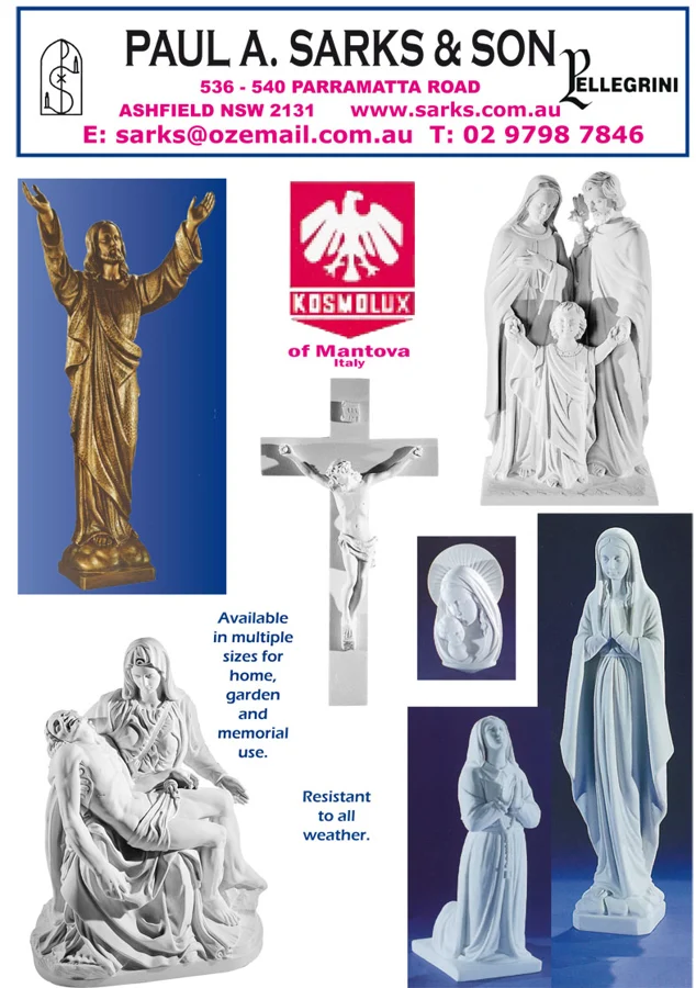 Kosmolux Holy Family, Pietà & crucifixes — catalogue preview