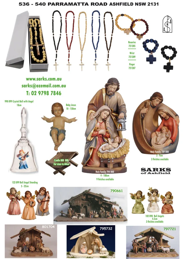 Pema rosaries & Nativity pieces — catalogue preview