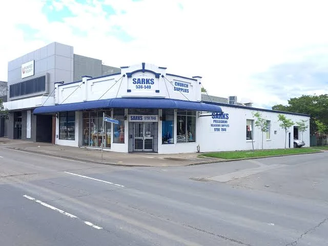 Sarks and Pellegrini store on Parramatta Road at Page Avenue, Ashfield