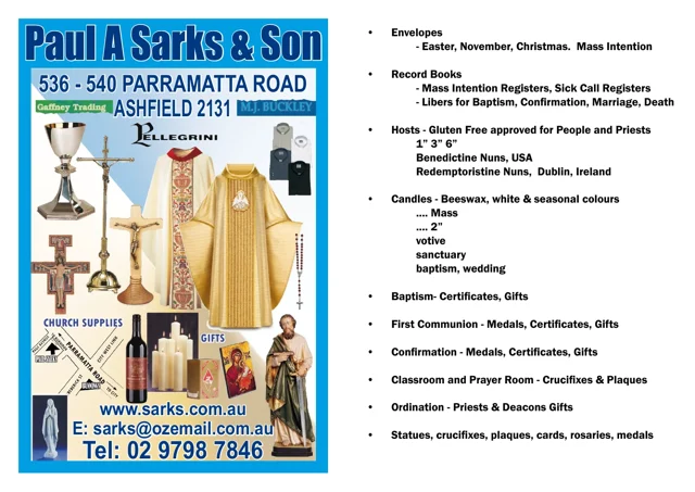 The Pellegrini & Sarks range — catalogue preview
