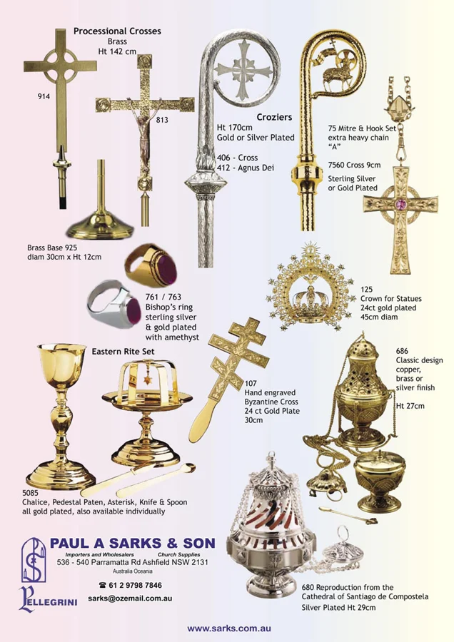 Croziers, bishop rings & thuribles — catalogue preview
