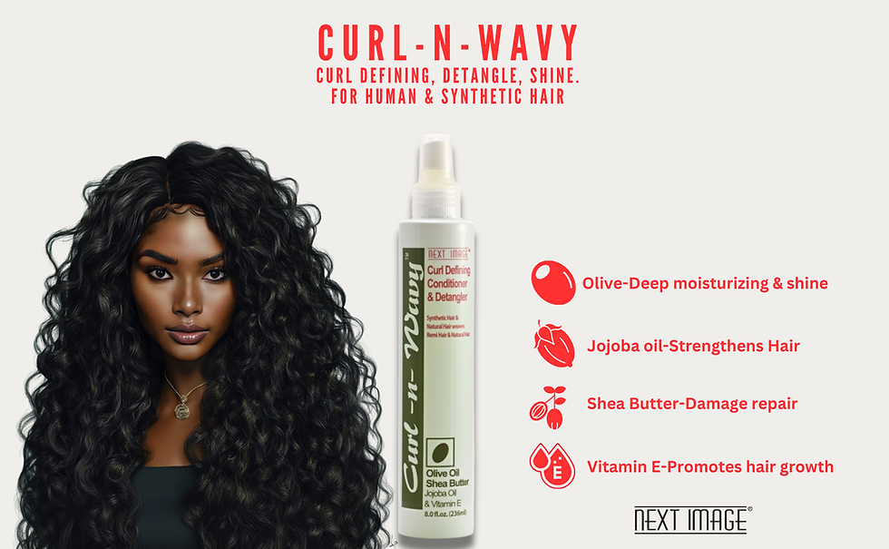 Thumbnail: Curl-N-Wavy Curl Defining Conditioner & Detangler - Olive Oil & Jojoba Oil