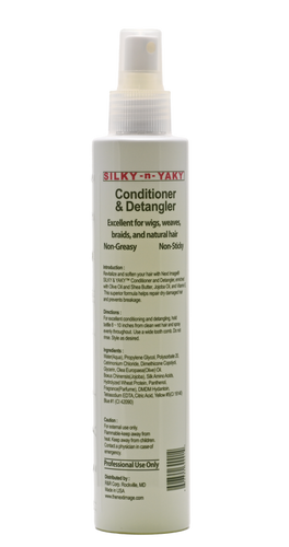 Silky-N-Yaki Conditioner & Detangler - Olive Oil & Jojoba Oil