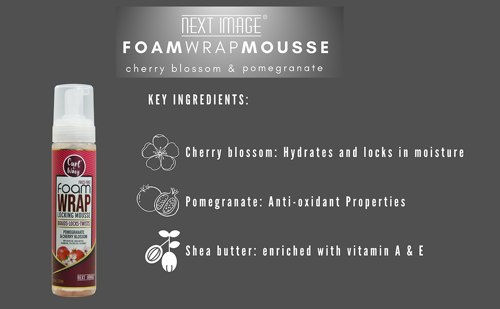 Thumbnail: Foam Wrap Locking Mousse - Pomegranate & Cherry Blossom
