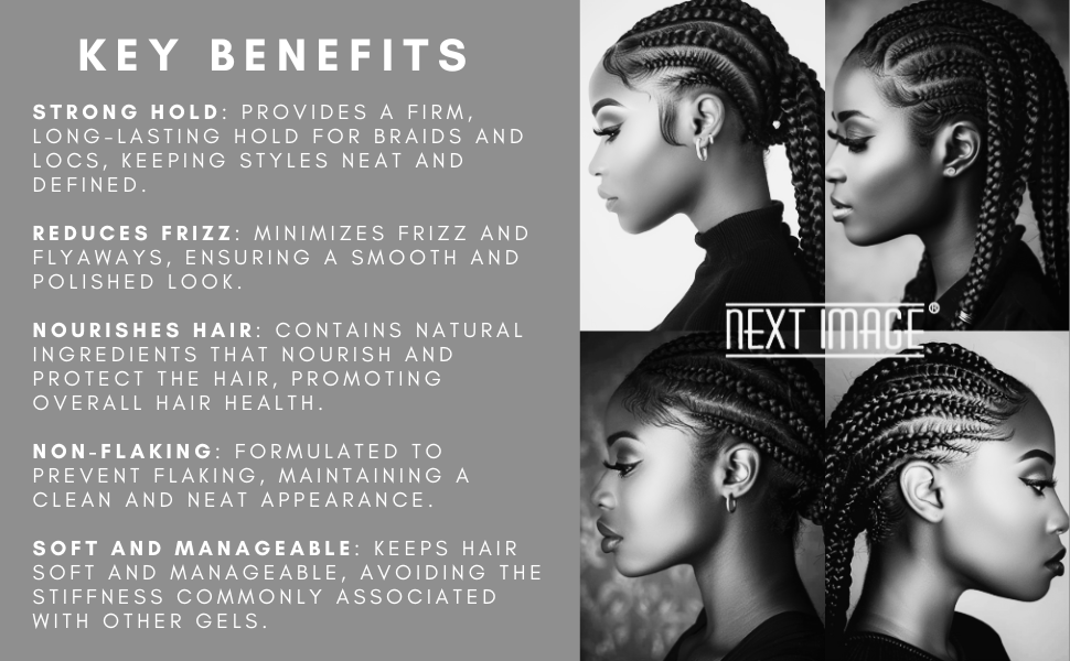 Thumbnail: Braid Locking Gel Super Hold - Rose Water