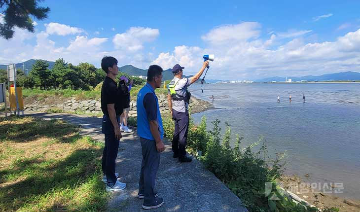 부산해경 과 해양재난구조대, '민관 합동 순찰' 강화