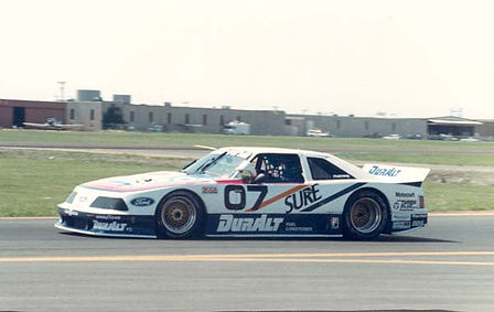 Ford Mustang Racecar with DurAlt logos