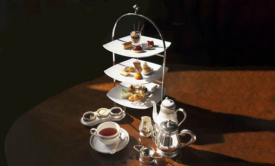 #5. 04-10-2024. The correct afternoon tea etiquette, both silver tongs and condiment spoons compliment the table setting.