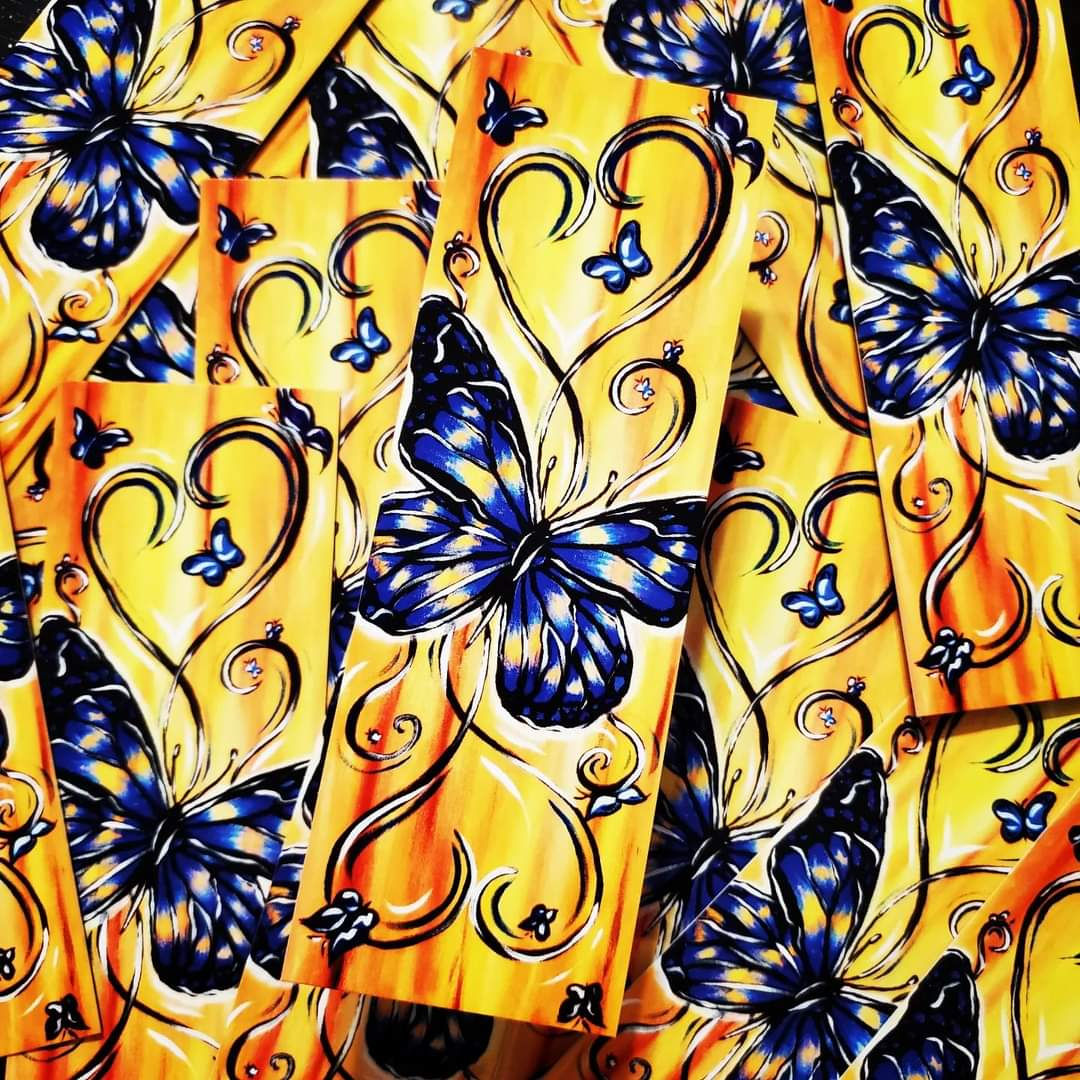 "BUTTERFLY BLUES" BOOKMARK