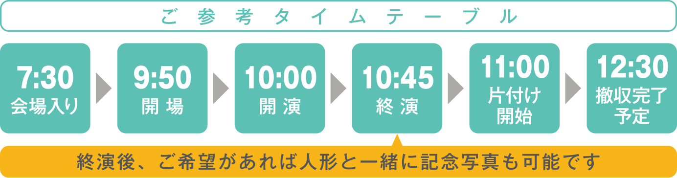 ご参考タイムテーブル