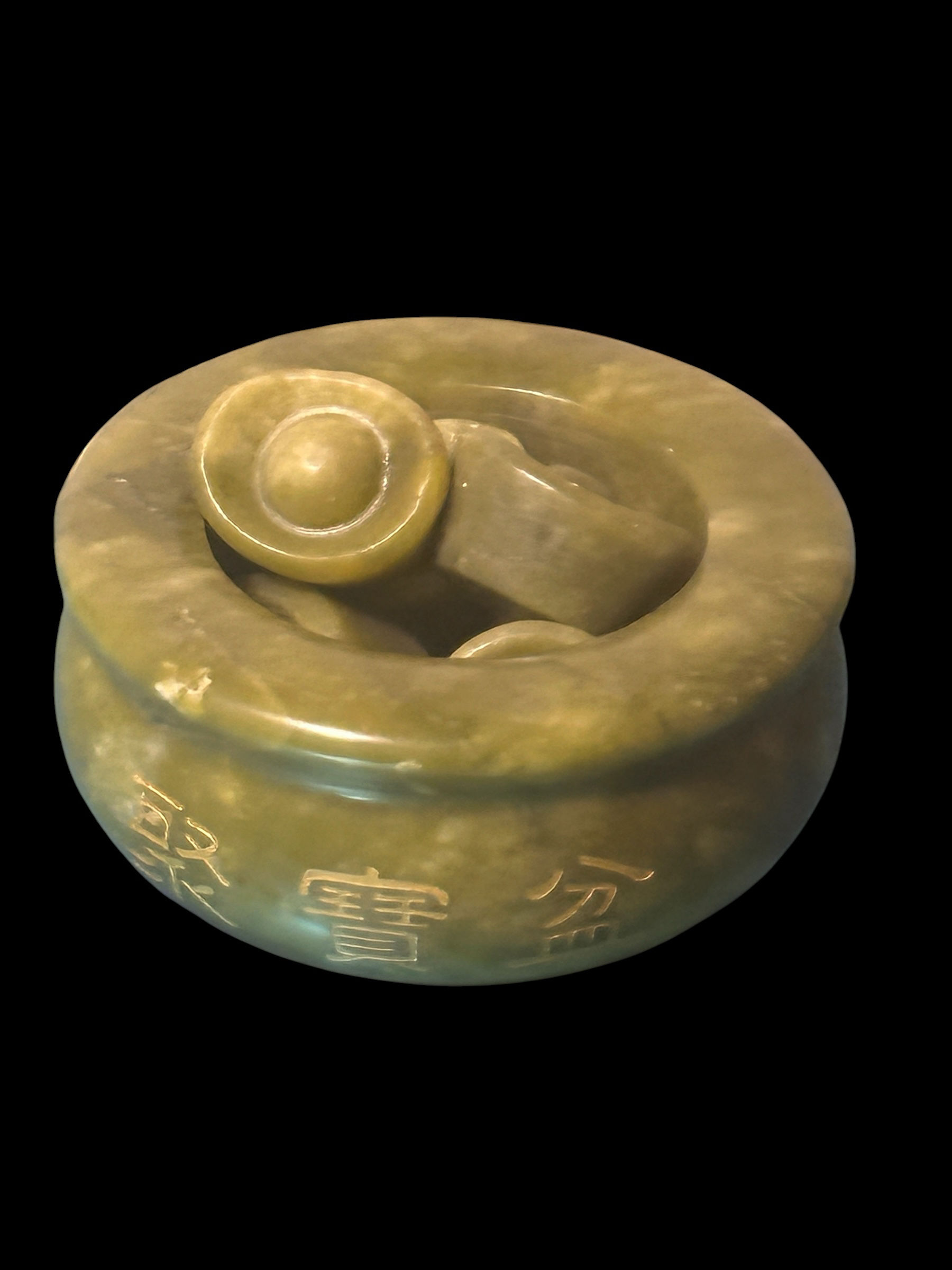 Green jade prosperity bowl 